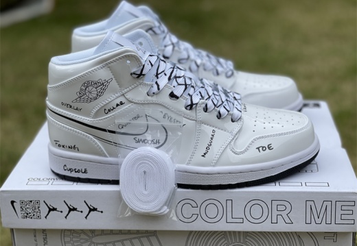 Air Jordan 1 Mid Schematic DQ1864-100 36—46